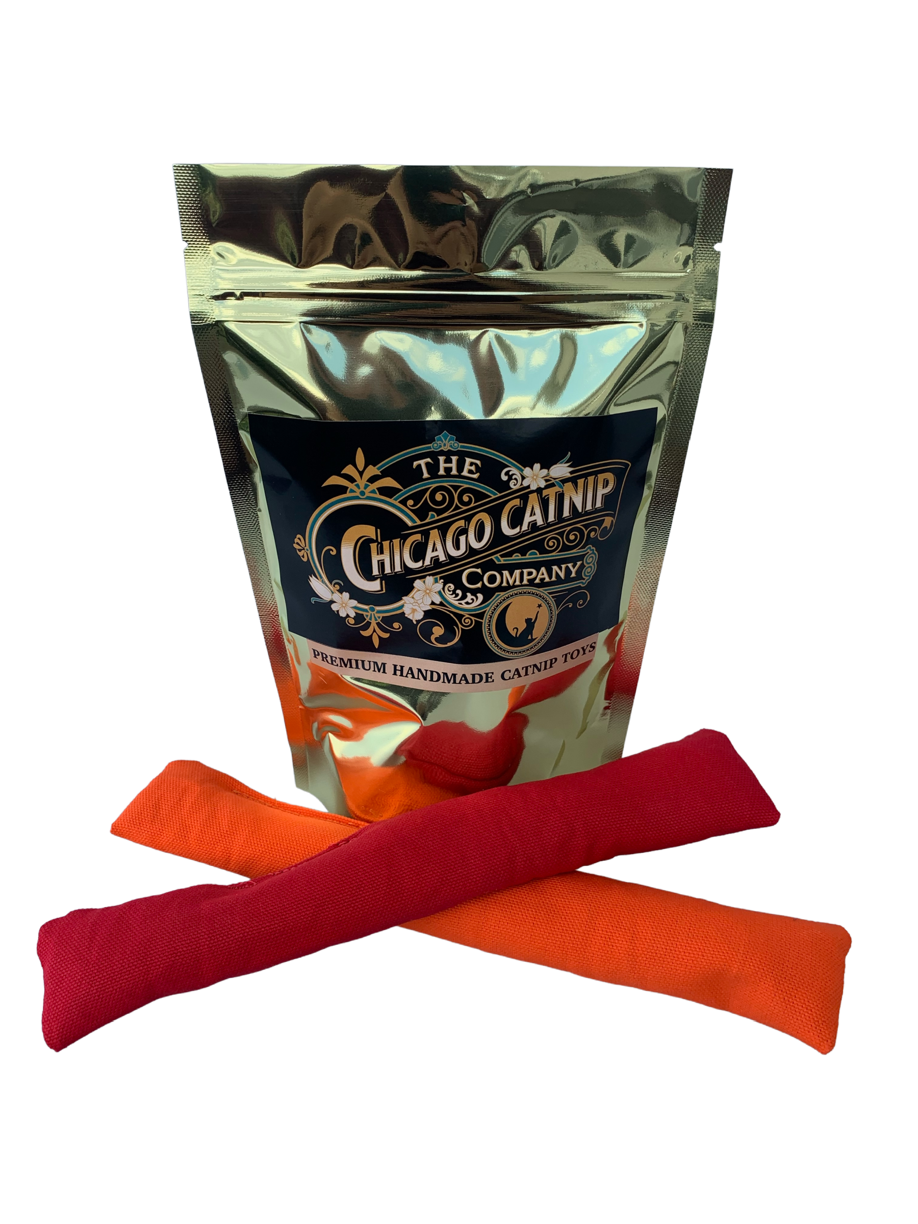 2 Premium Handmade Catnip Kickers in Foil Pouch